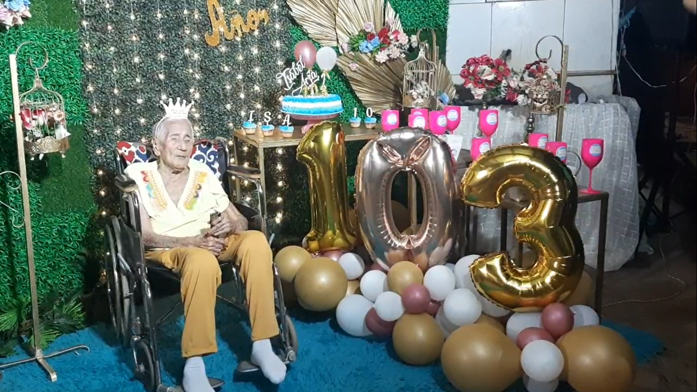 ¡En San Pedro, doña Isabel Arza festejó sus 103 años de vida!