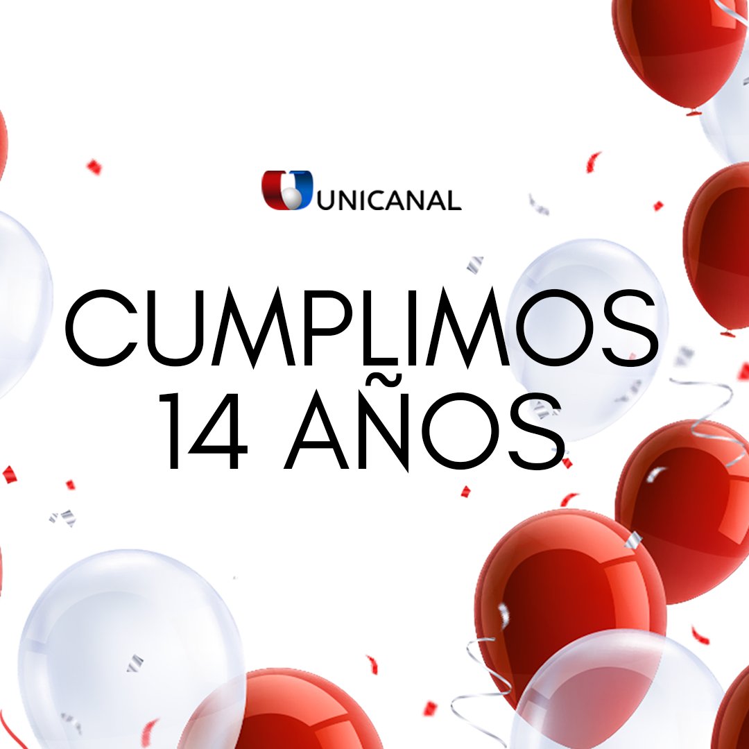 Unicanal cumple 14 años.