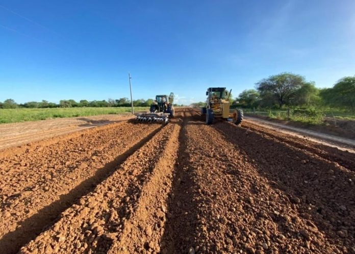 Construcciones de la 'Ruta de la leche'. Foto: MOPC.