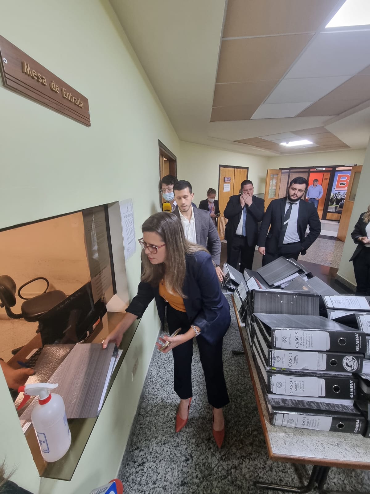 Diputados de la oposición presentaron libelo acusatorio contra Sandra Quiñónez. Foto: gentileza.