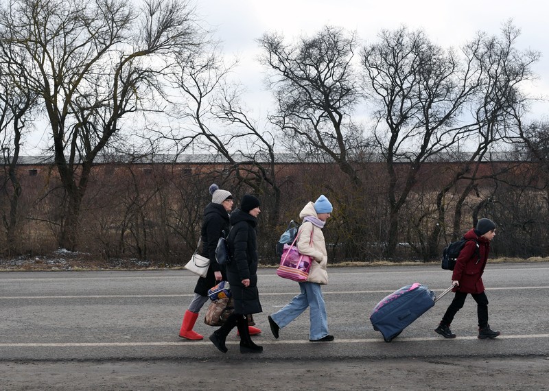 Más de cuatro millones de ucranianos ya huyeron de su país. Foto: Getty