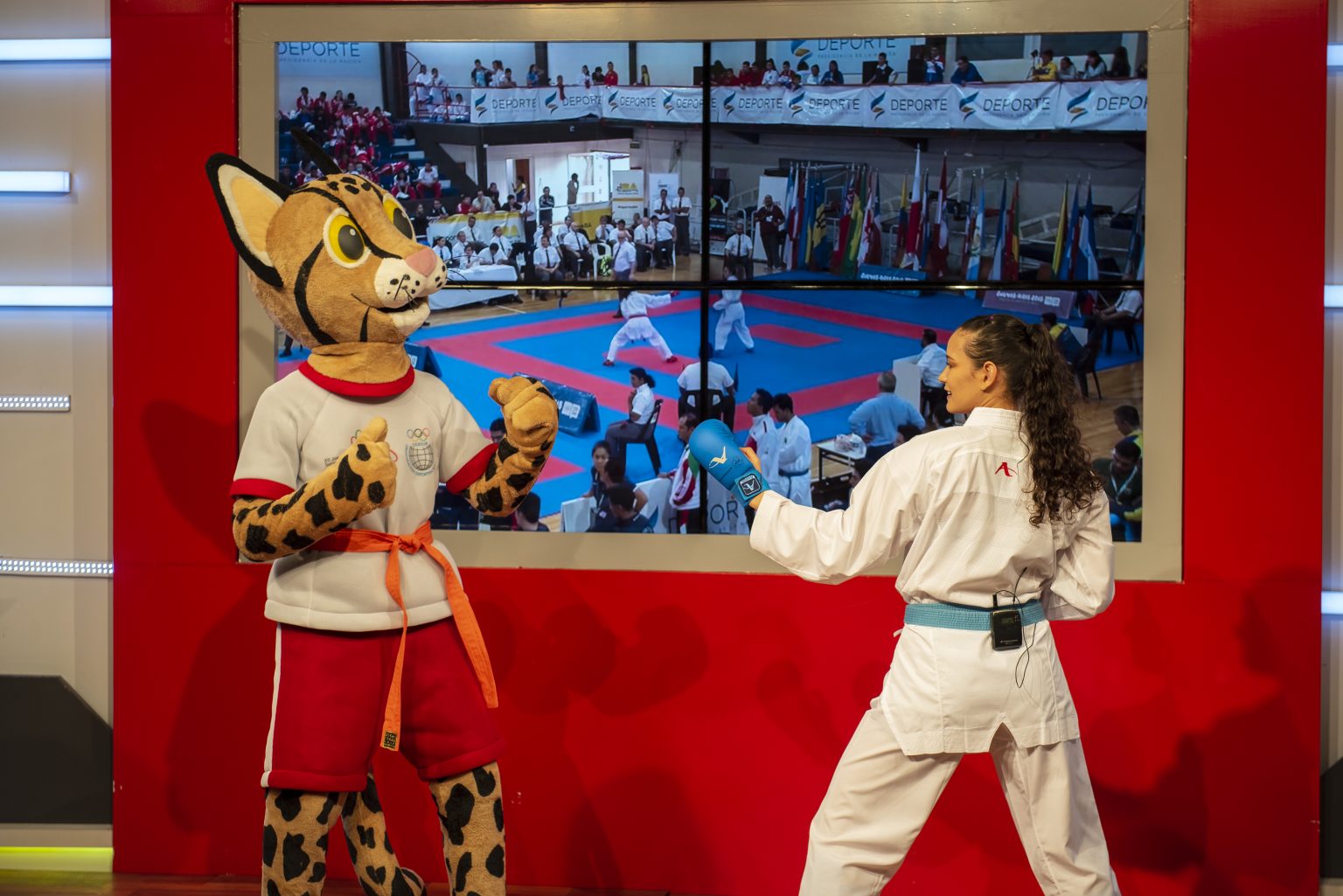 ASU 2022 ya cuenta con mascota para alentar a atletas sudamericanos. Foto: gentileza.