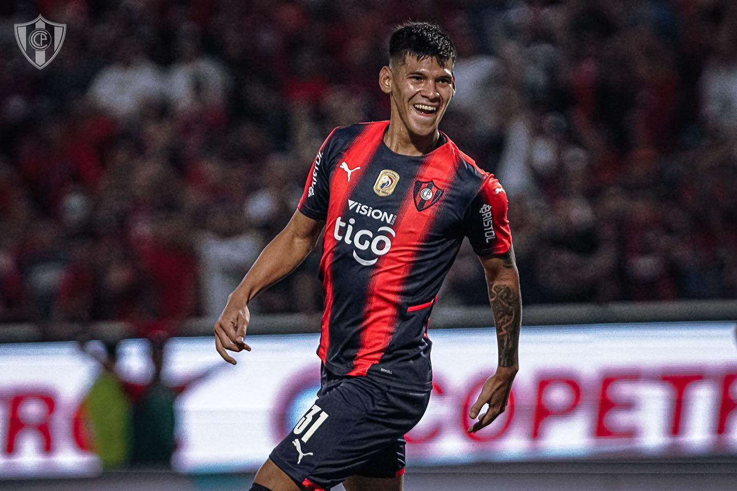 Robert Morales, jugador de Cerro Porteño. Foto: CCP.
