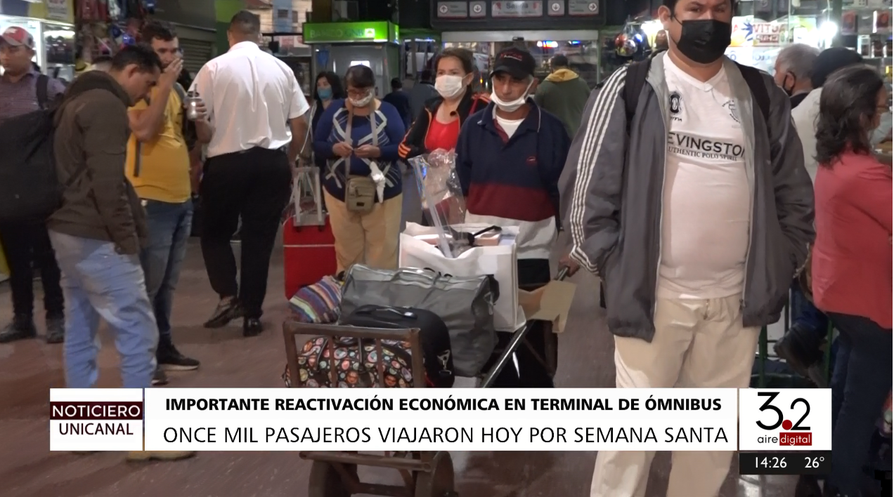 Más de 11 mil personas ya salieron de la terminal