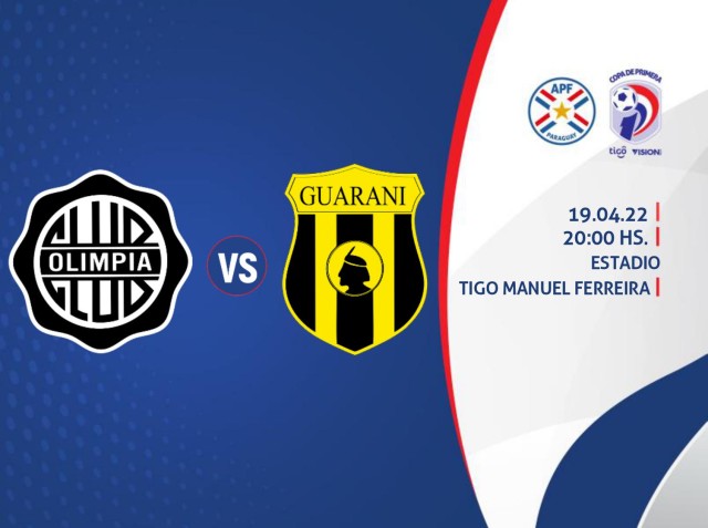 Olimpia vs. Guaraní, primer partido de la fecha 11.