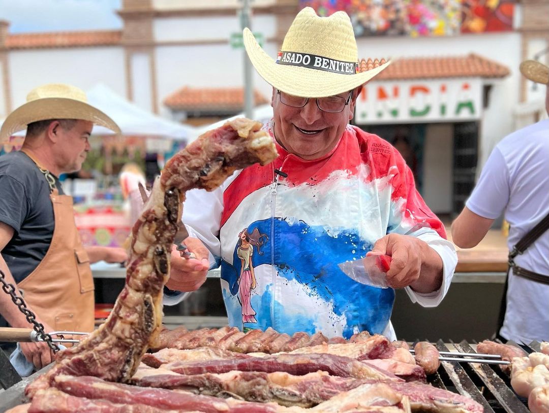 Feria Internacional de Países: “Asado Benítez”, de gira por Europa. Foto: @asadobenitezpy