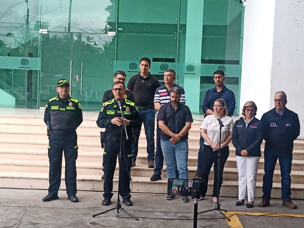 Conferencia de prensa sobre la investigación por el crimen del fiscal Marcelo Pecci