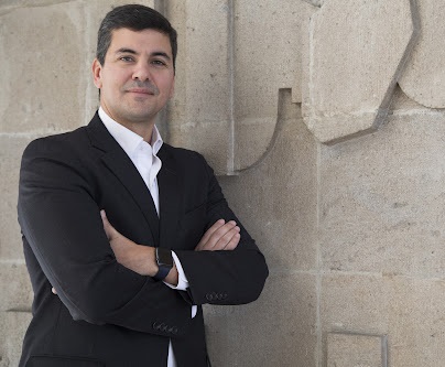 Santiago Peña, exministro de Hacienda y precandidato a la presidencia. Foto: gentileza.