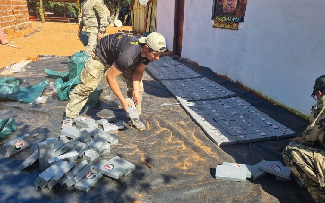 Senad incauta más de 321 kilos de cocaína en Amambay