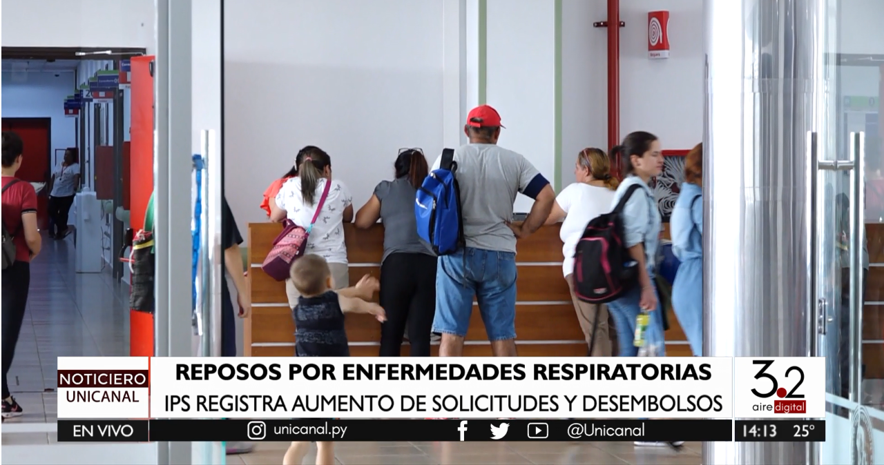 IPS: aumentan pedidos de reposo por enfermedades respiratorias