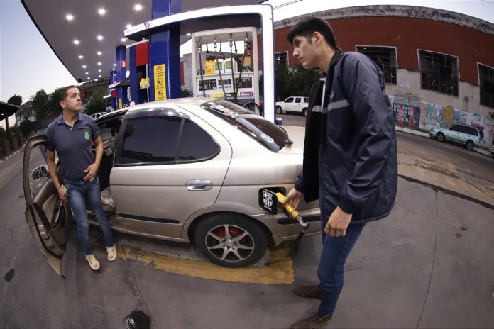 Estaciones de servicio de Petropar. Foto: Agencia IP.
