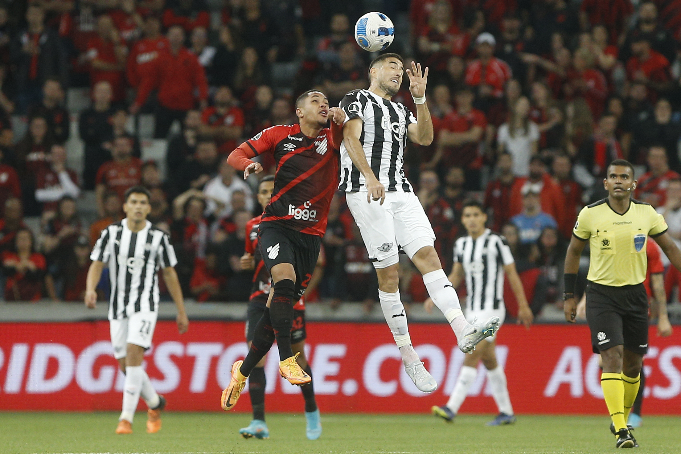 Libertad cayó ante Paranaense en Brasil. Foto: Conmebol.