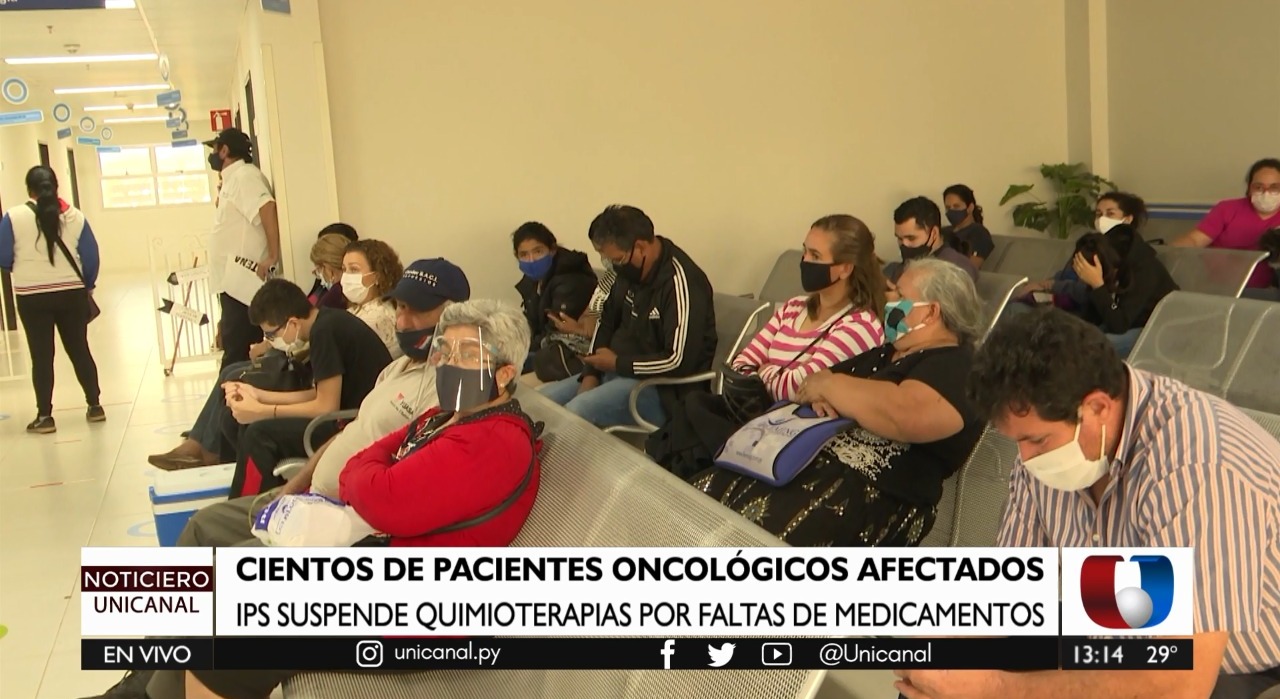 IPS suspende quimioterapias por falta de medicamentos e insumos, denuncian