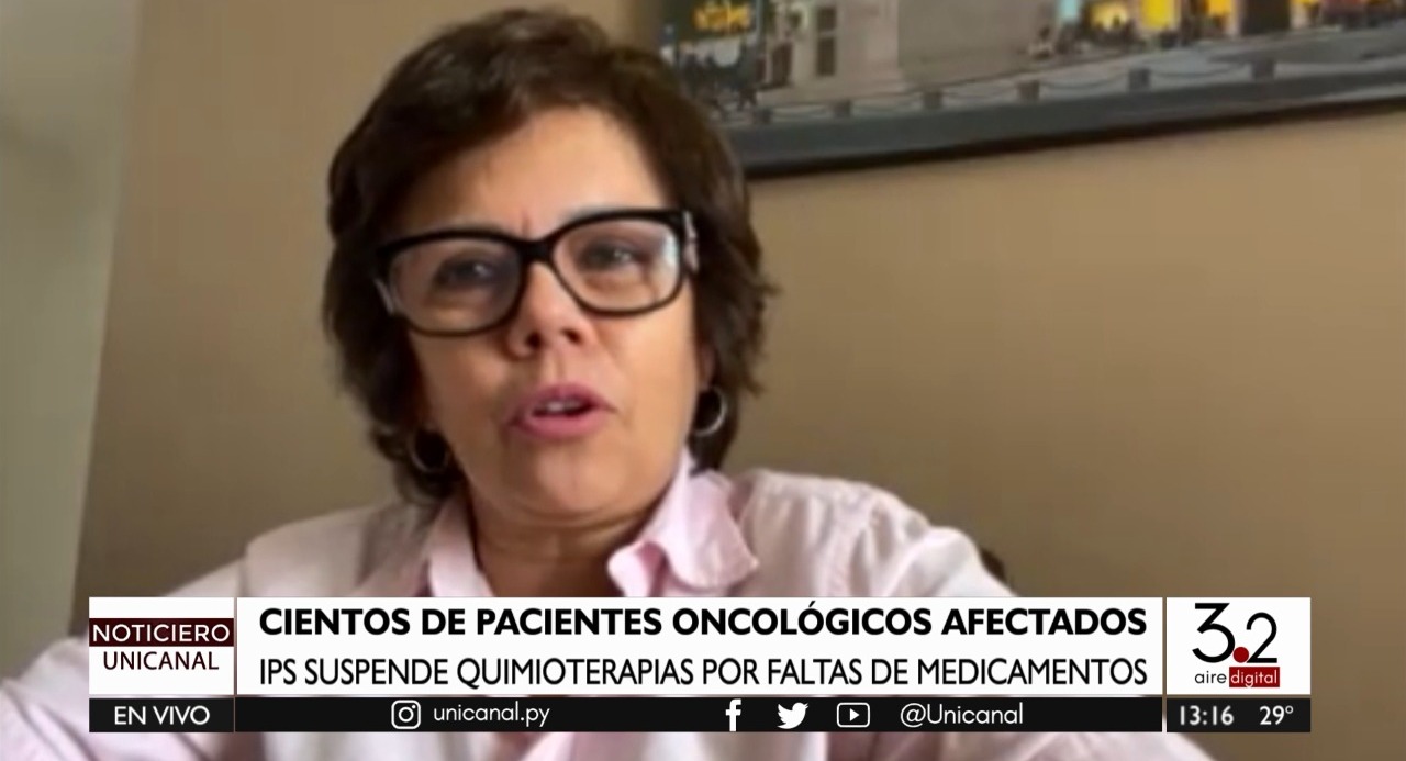 Gloria Villasanti, de la Asociación de Pacientes Oncológicos