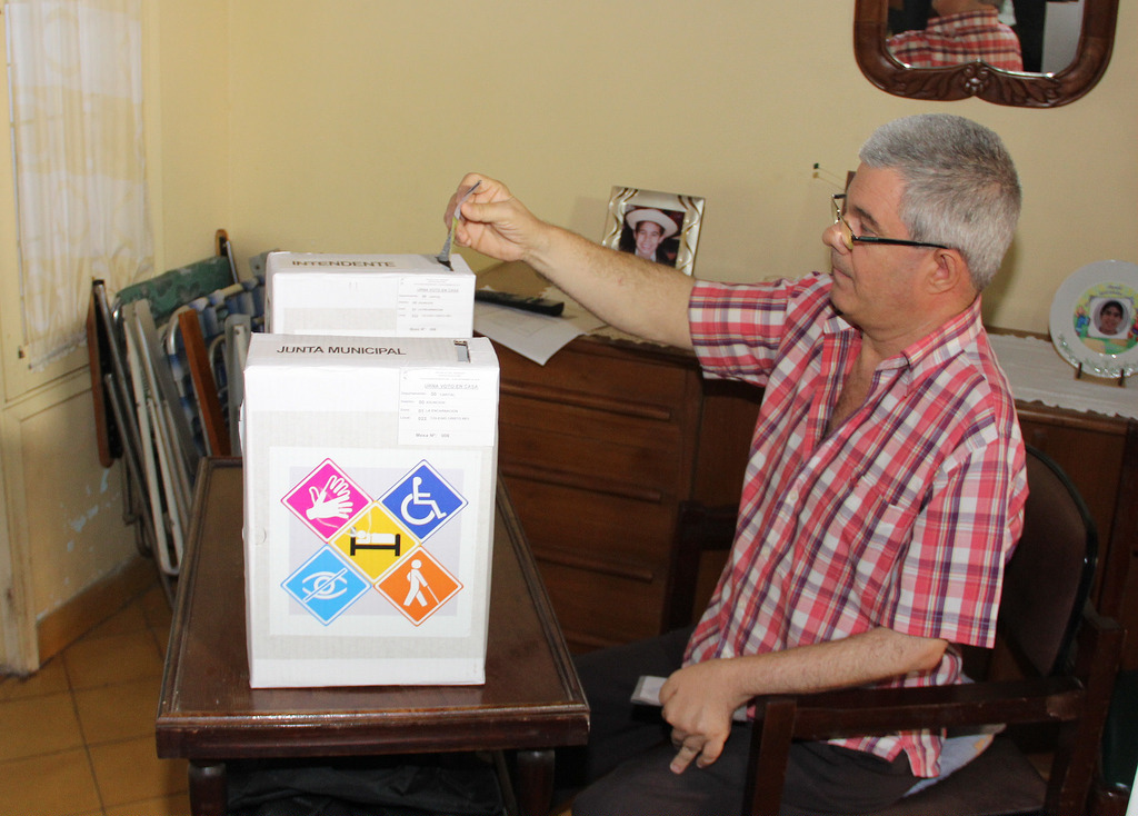 Voto en casa: hasta el 29 de julio se puede solicitar el servicio. Foto: TSJE