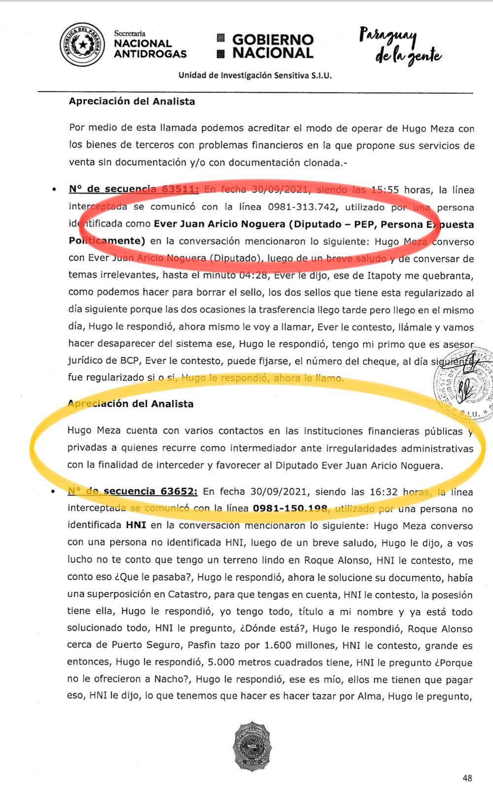Para los investigadores del caso, Meza cuenta con una infinidad de contactos en instituciones financieras públicas y privados