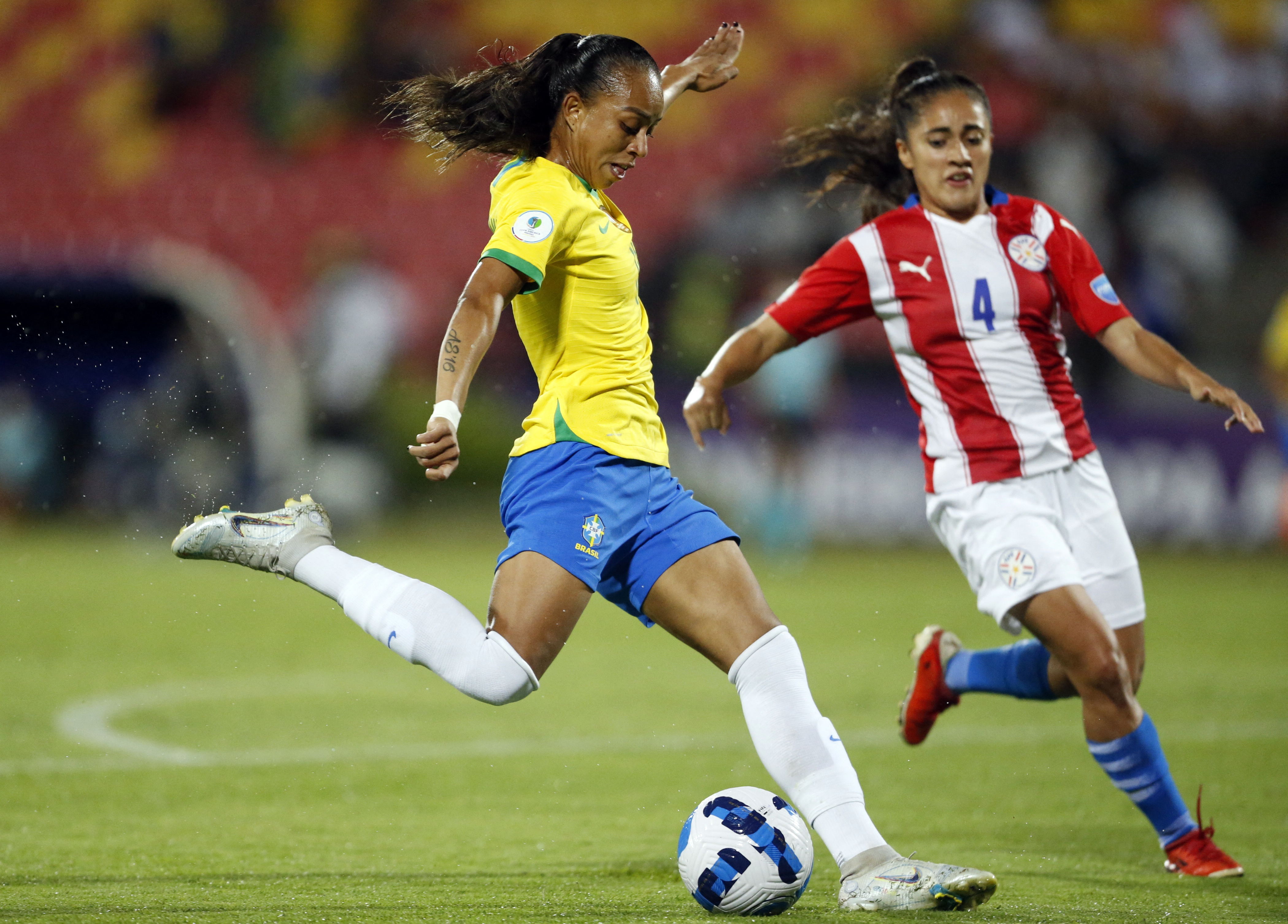 Paraguay cayó ante Brasil por 2-0. Foto: Infobae.
