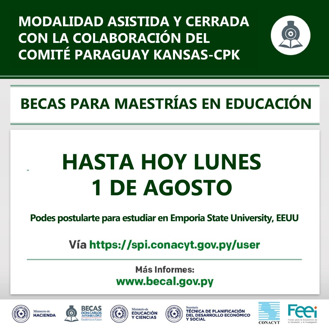 Hasta hoy es el plazo para postularse a becas de maestrías en Educación. Foto: BECAL.