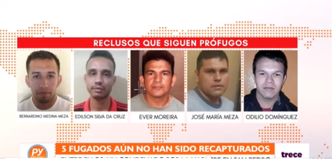 Fuga masiva en penal de Misiones: Cinco convictos aún continúan prófugos