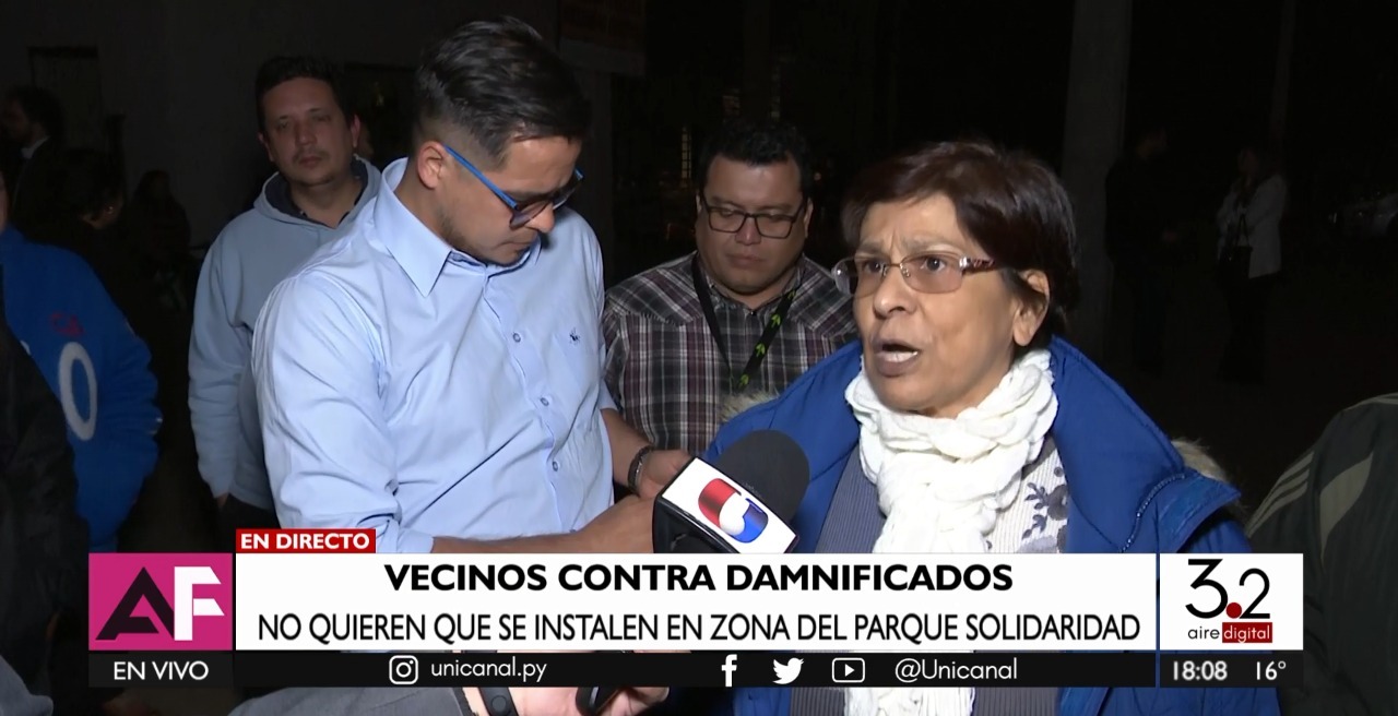 Vecinos de San Jerónimo no quieren que damnificados se instalen en Parque Solidaridad