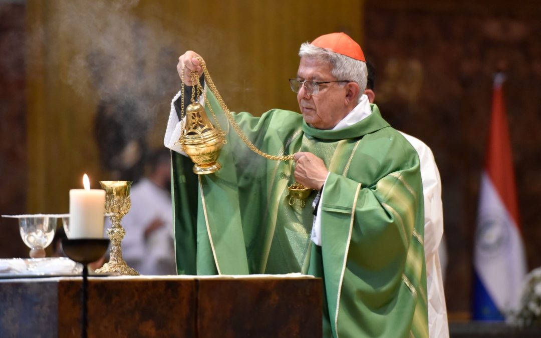 Adalbarto Martínez celebró su primera misa como cardenal