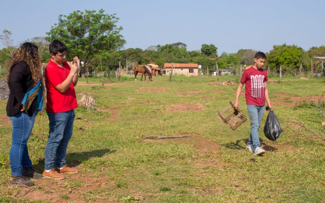 Areguá: Jóvenes buscan promover gestión responsable de residuos sólidos en el hogar
