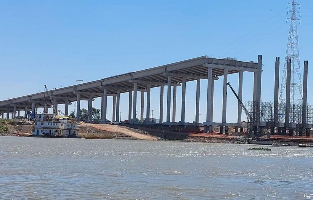 Viaductos del Puente Héroes del Chaco alcanzan 90% de avance