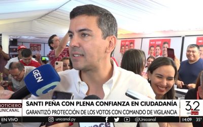 Santiago Peña garantiza protección de votos con comando de vigilancia