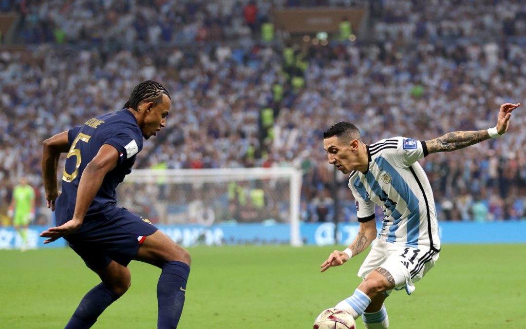 Argentina gana por 2-0 a Francia al cierre del primer tiempo