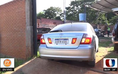 Hallan vehículo robado en un desarmadero de Luque