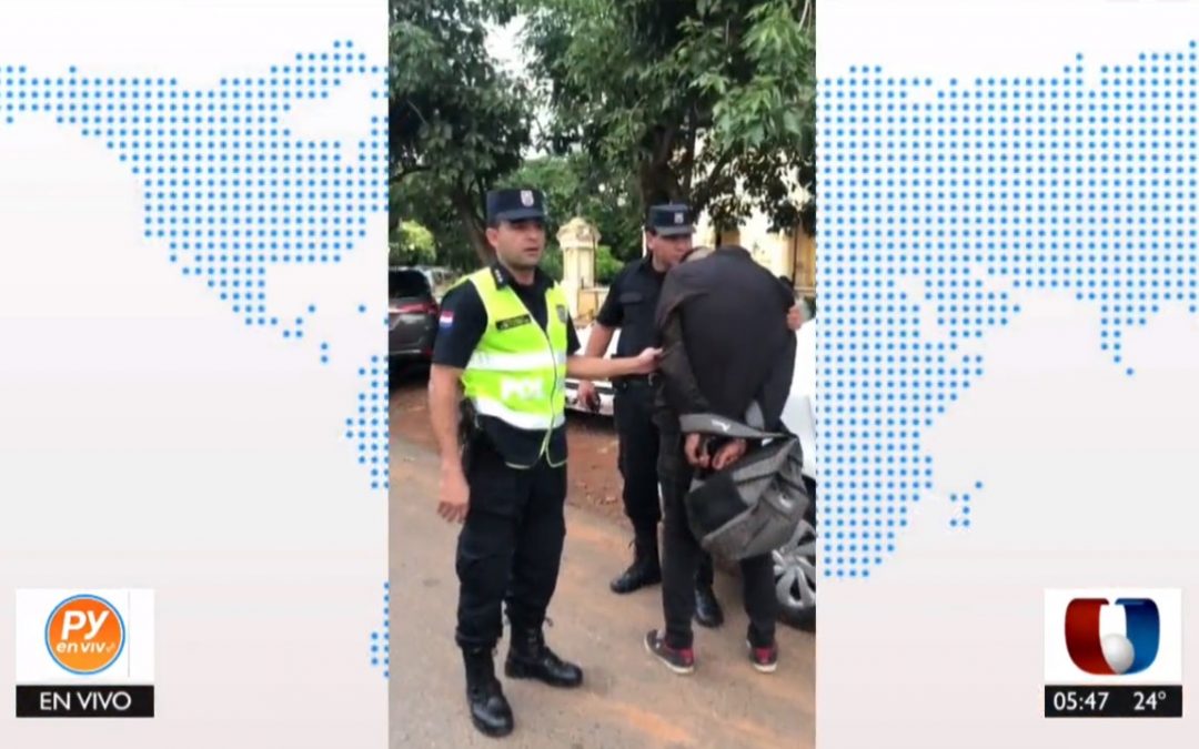 Detienen a delincuente tras intentar asaltar a una pareja en Itá
